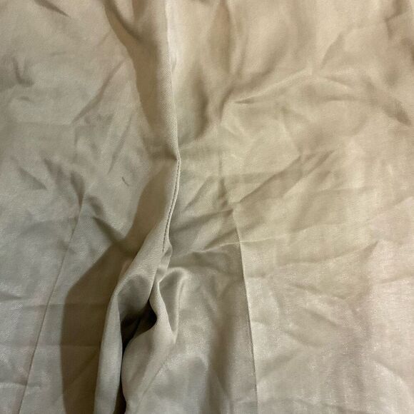 Tommy Bahama Mens Relaxed Fit Pleated Front 100% Silk Dress Pants Beige Size 42 - Picture 9 of 9